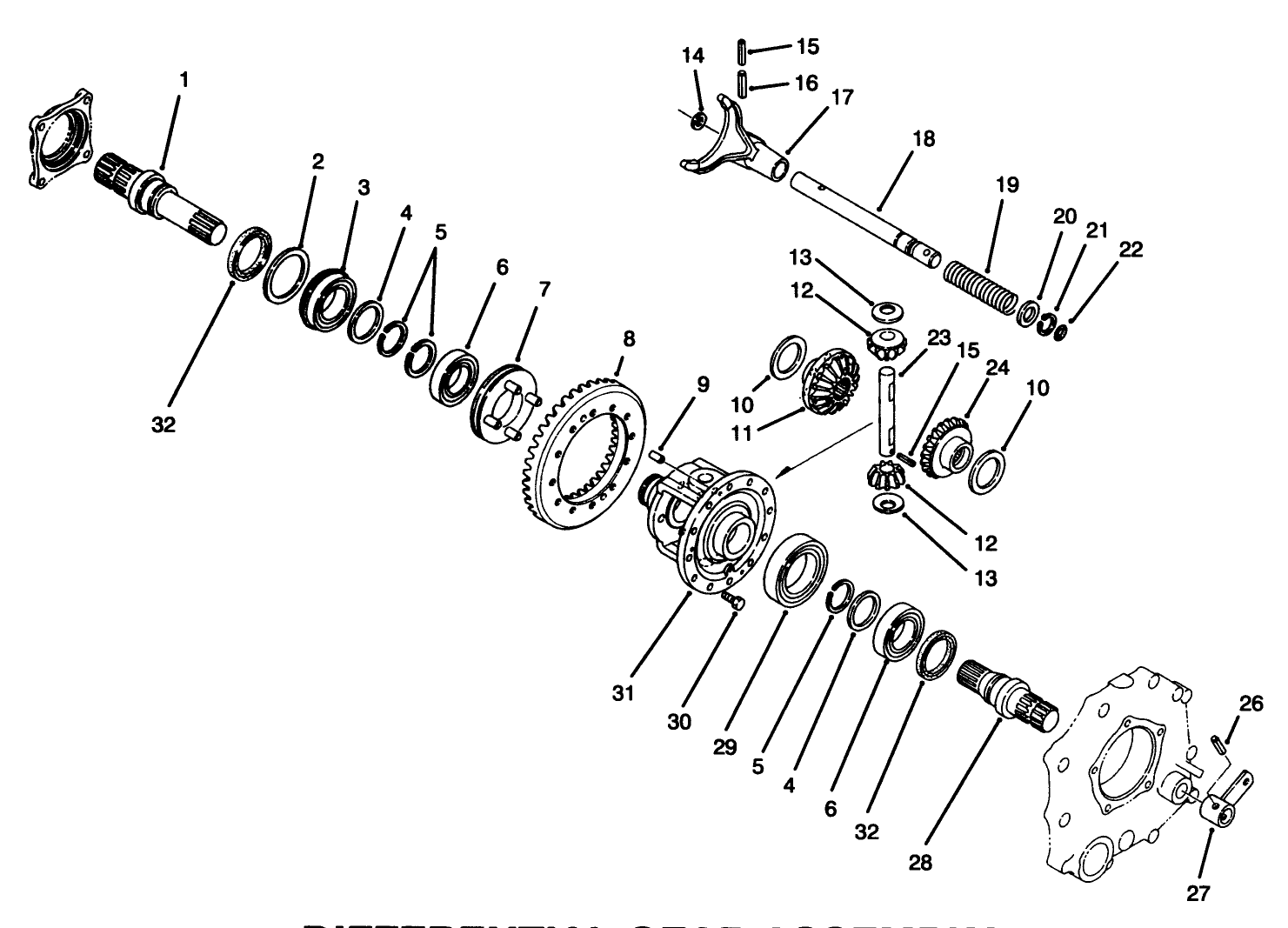 Differential Gear Assembly