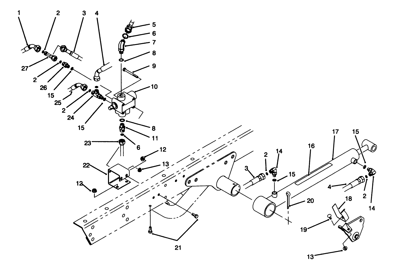Lift Valve & Cylinder Assembly