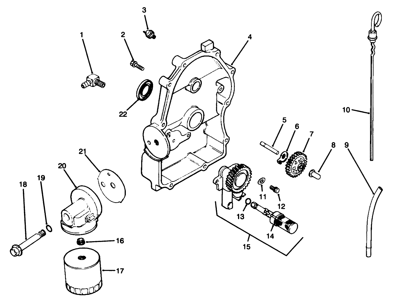 Engine Kohler Model Ch22s Spec. No. 66513 (cont.)