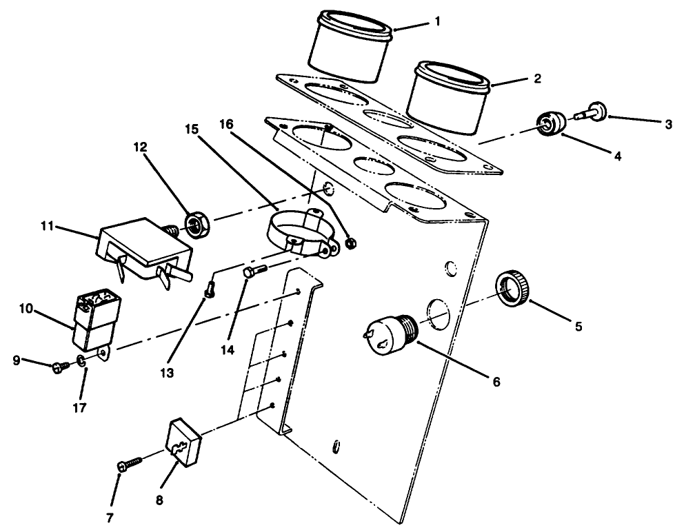 Steering Tower Electrical Assembly