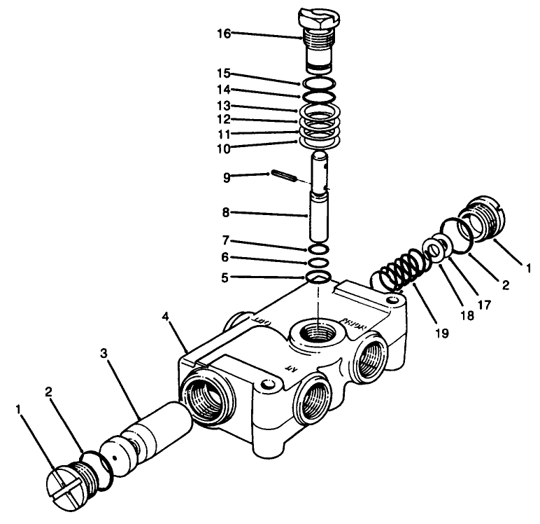 Priority Flow Control Valve 58-5490 Model No. 03702 & 58-5491 Model No. 03703