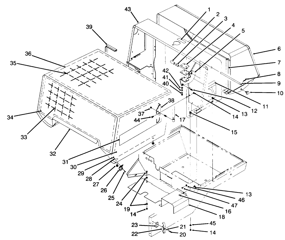 Front & Rear Canopy Assembly