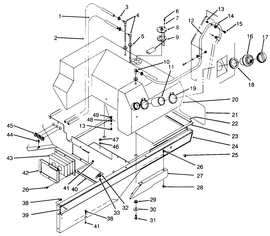 Fuel Tank & Lower Body Assembly
