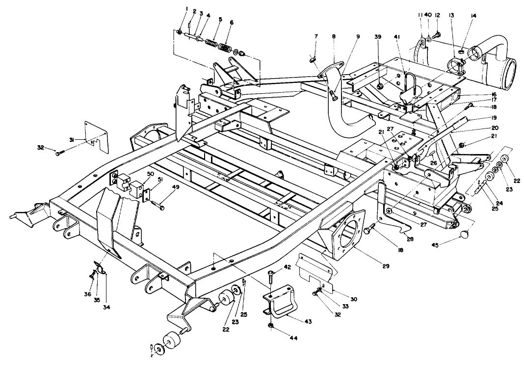 Chassis & Muffler Assembly