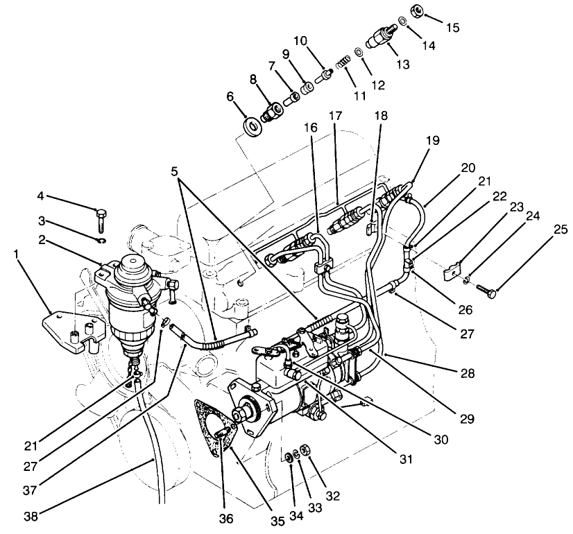 Injection Pump & Nozzle Components