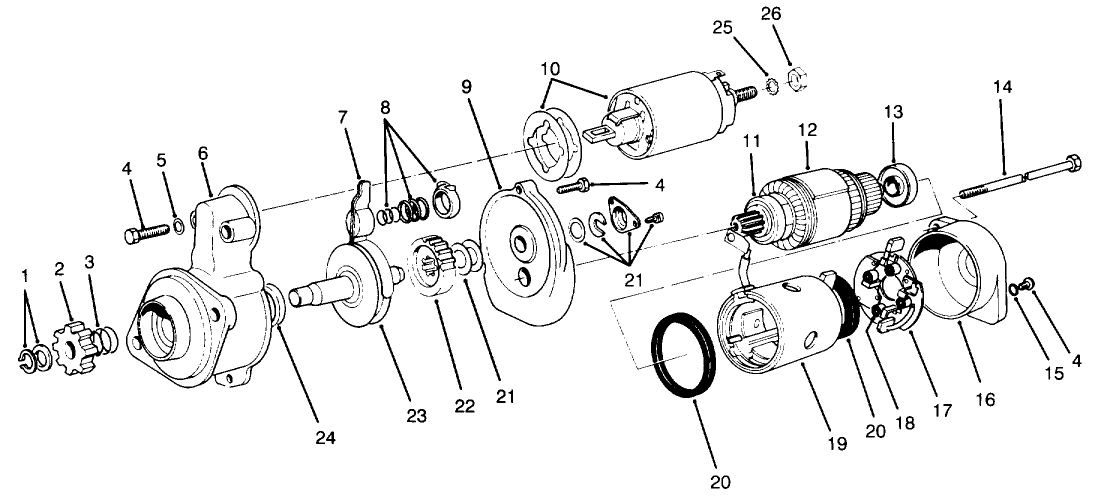 Starter Motor Assembly No. 51-7590