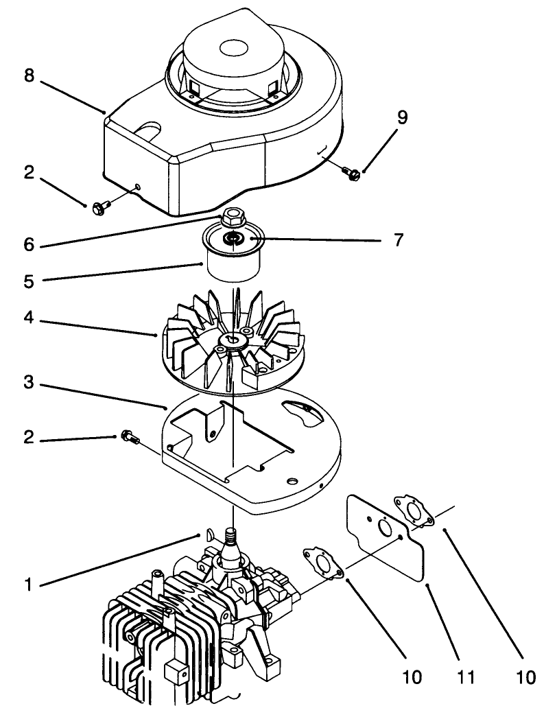 Shroud & Flywheel Assembly
