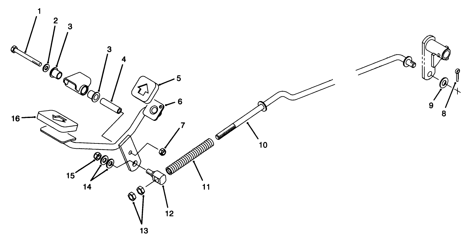 Traction Pedal Assembly