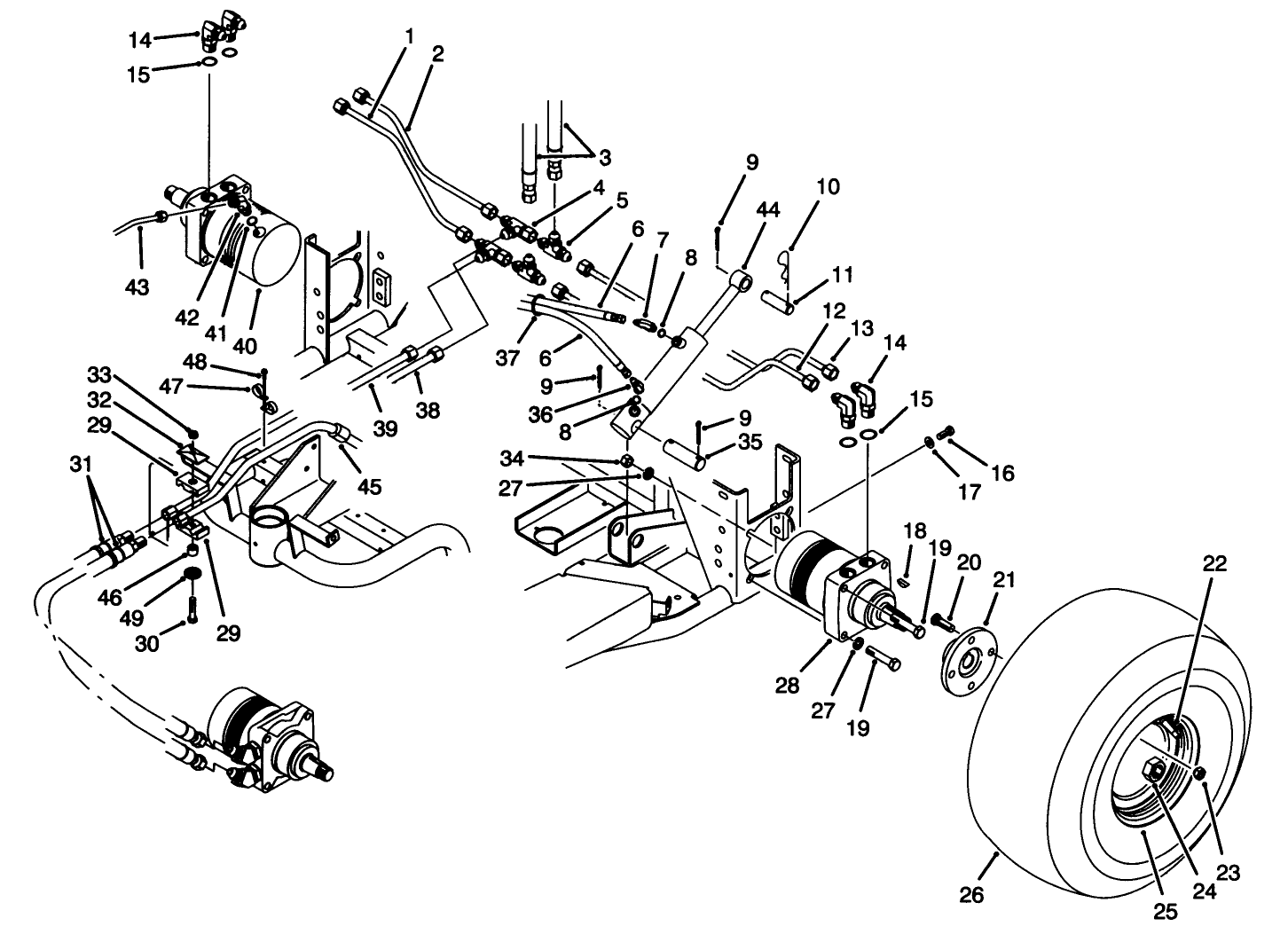 Rear Wheel Drive Assembly
