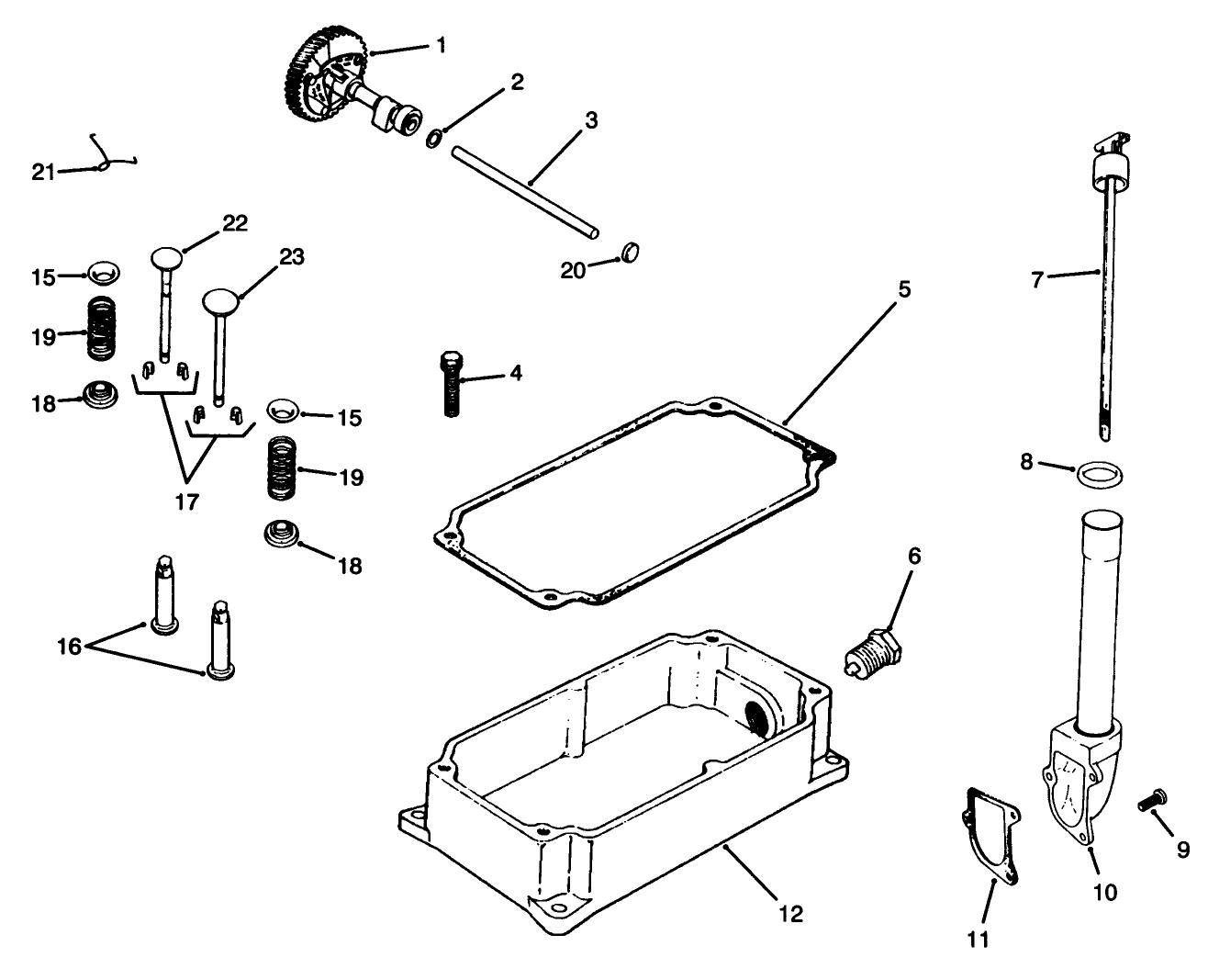 Engine Kohler Model M14s Spec. No. 601561 (cont.)