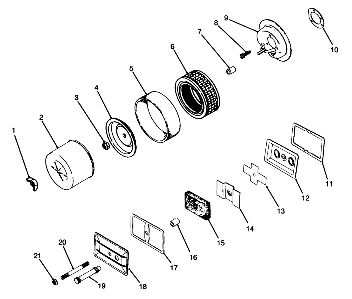 Engine Kohler Model M14s Spec. No. 601561 (cont.)