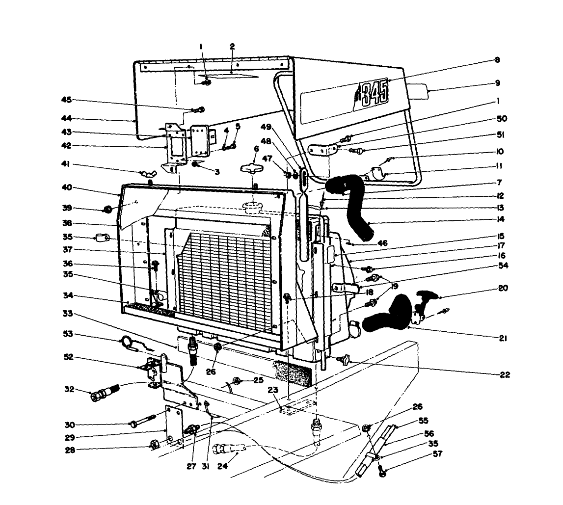 Radiator & Hood Assembly