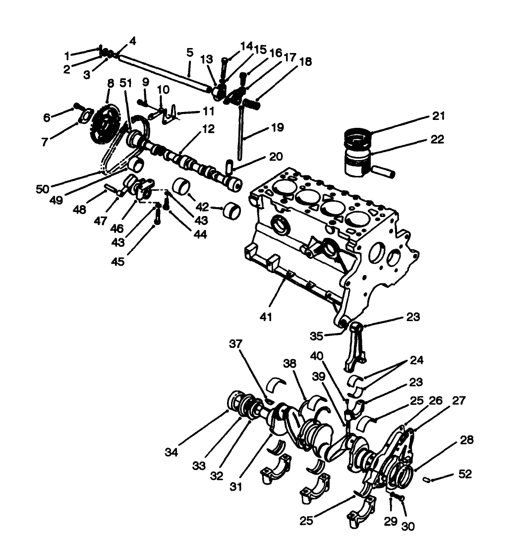 Crankshaft & Camshaft Assembly