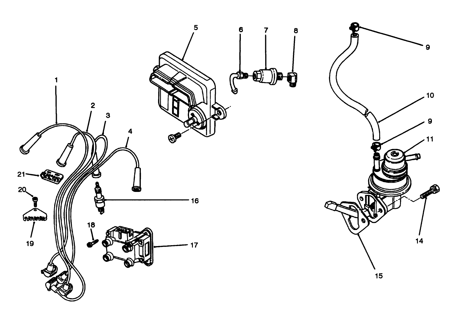 Ignition & Fuel Pump Assembly
