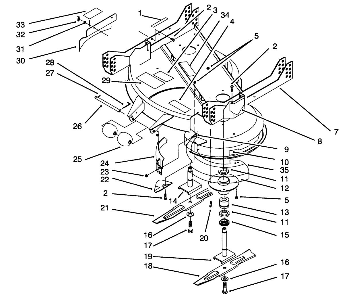Deck & Spindle Assembly