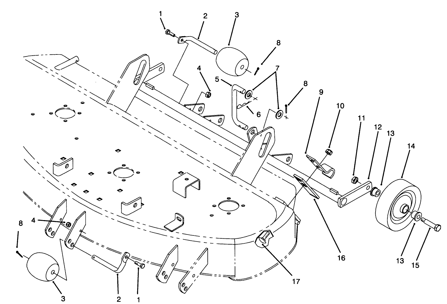Gage Wheel & Roller Assembly
