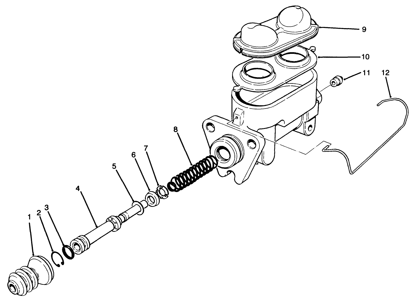 Brake System Master Cylinder N0. 69-2640