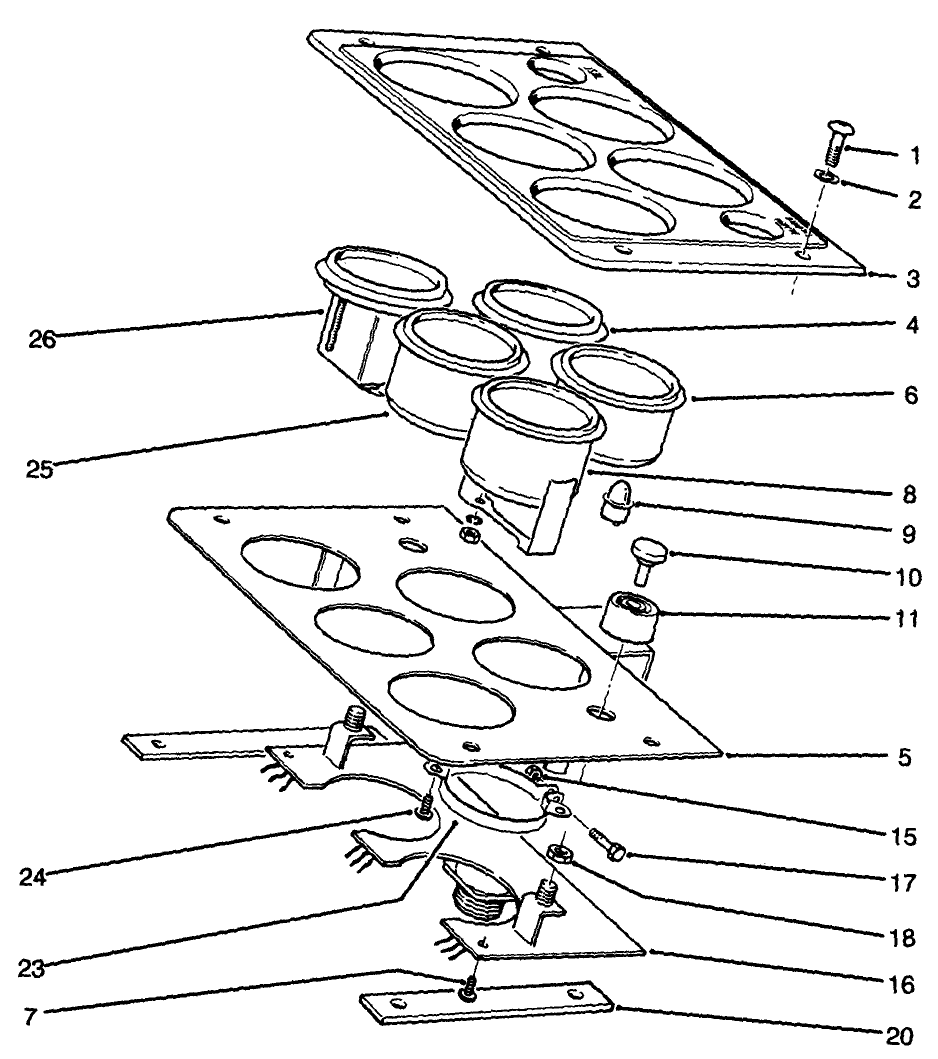 Upper Control Panel Assembly