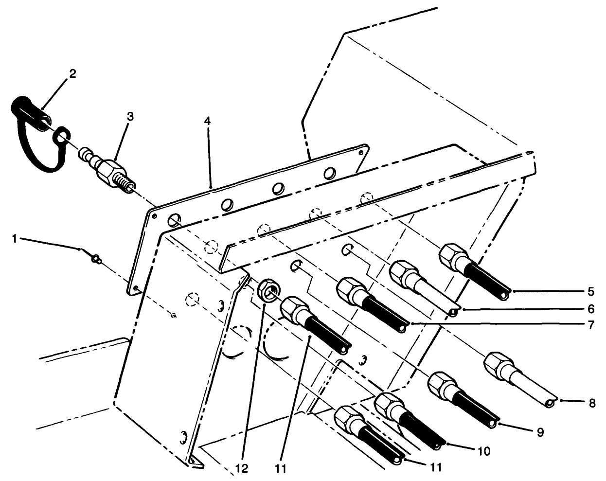 Hydraulic System Diagnostic Panel Assembly