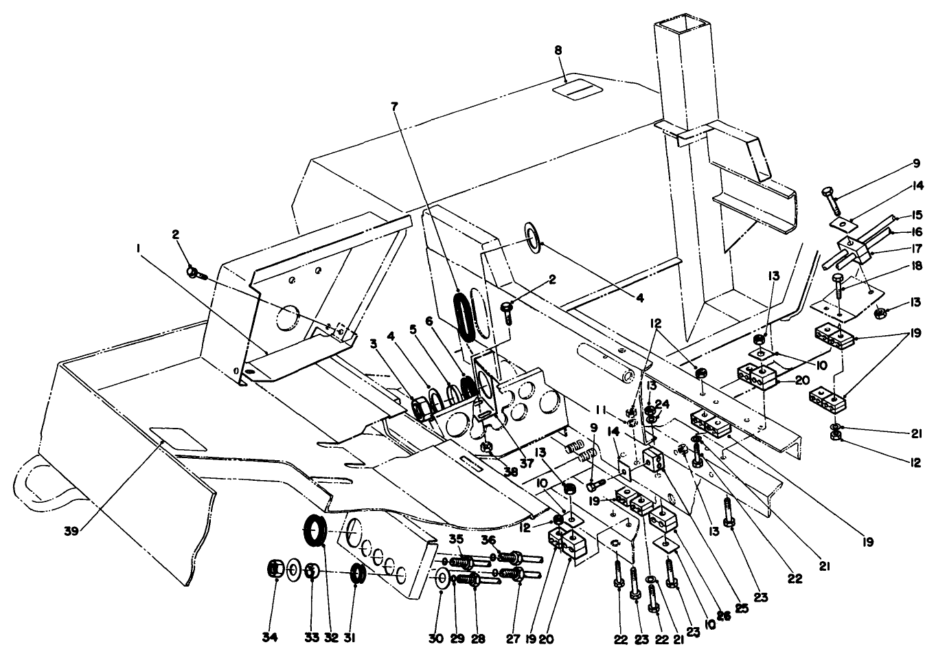 Hydraulic Line Clamps Assembly