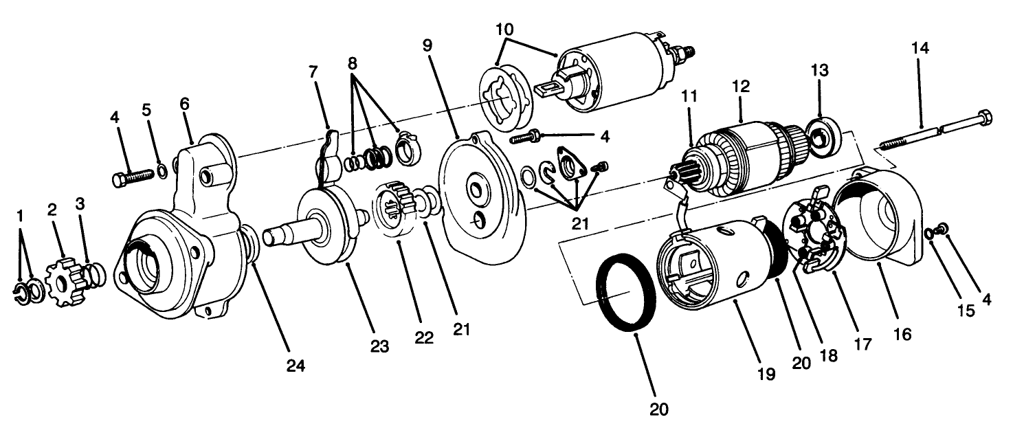 Starter Motor Assembly No. 70-5860
