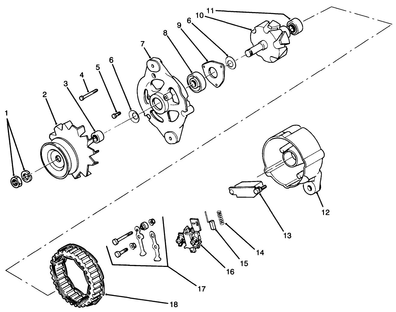 Alternator Assembly No. 70-5760