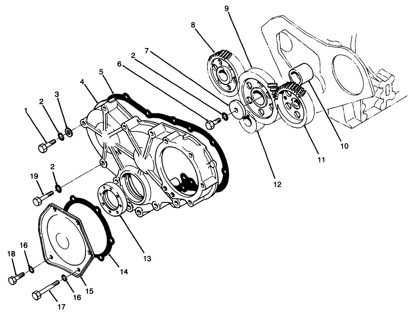 Timing Gear Case Assembly