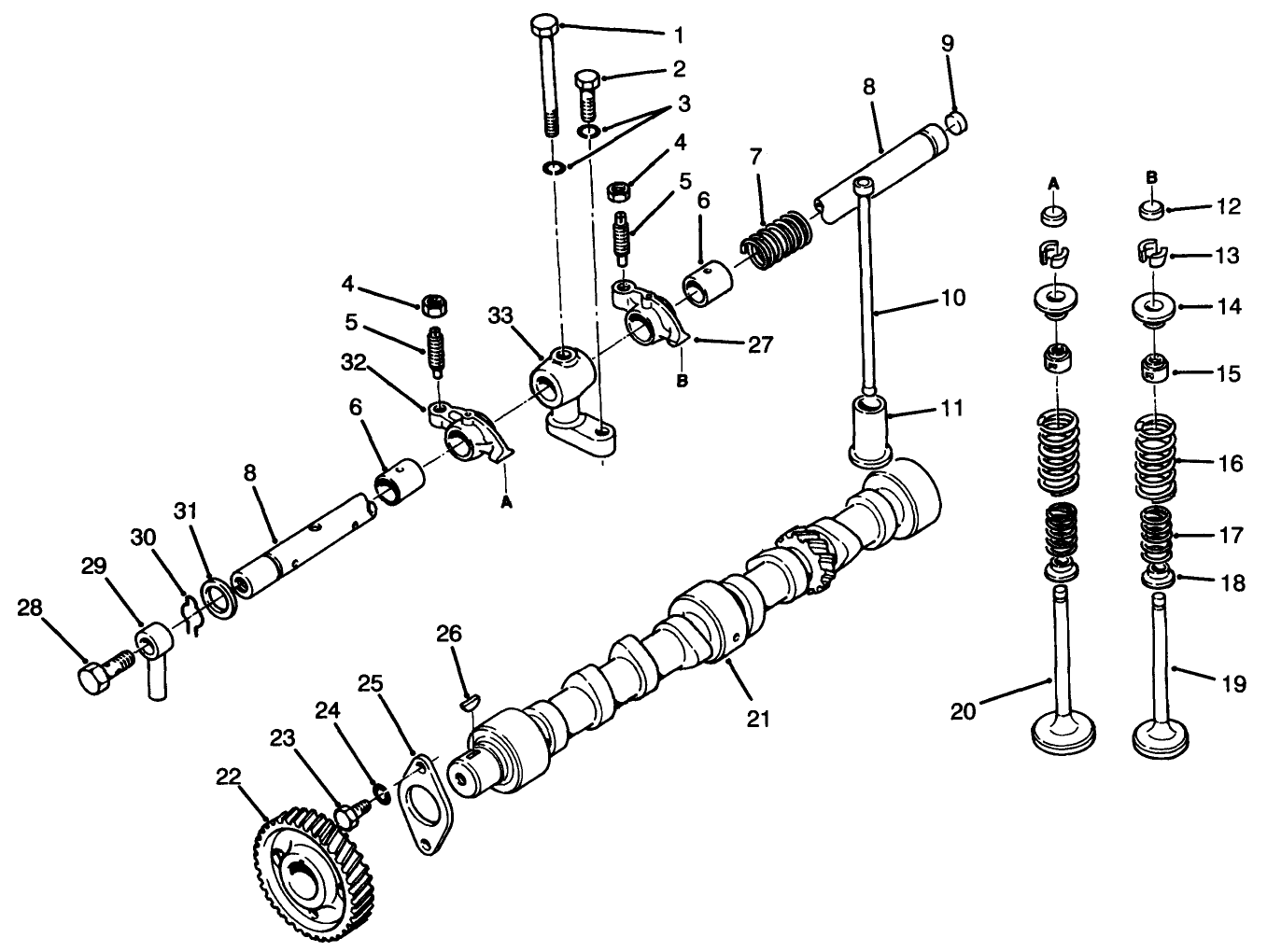 Valve & Camshaft Assembly