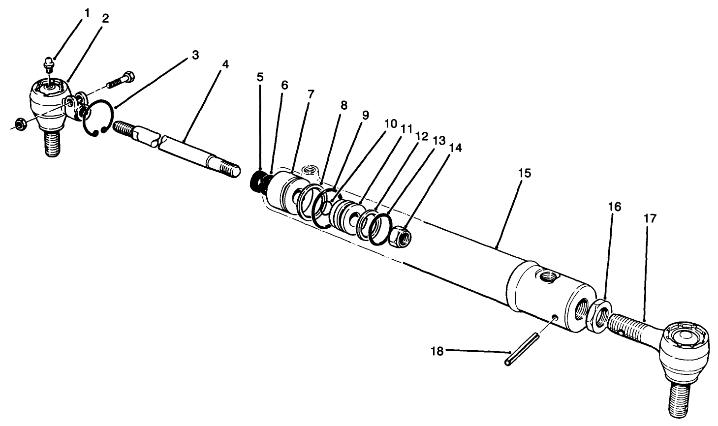 Hydraulic Cylinder Assembly No. 69-1960