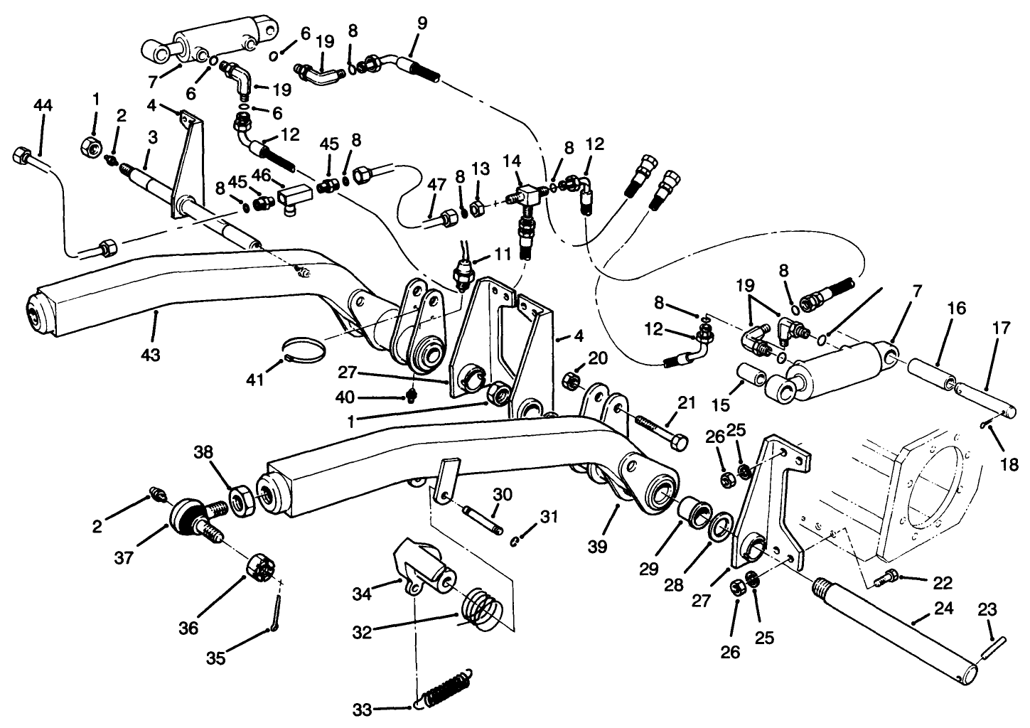 Front Lift Arm Assembly