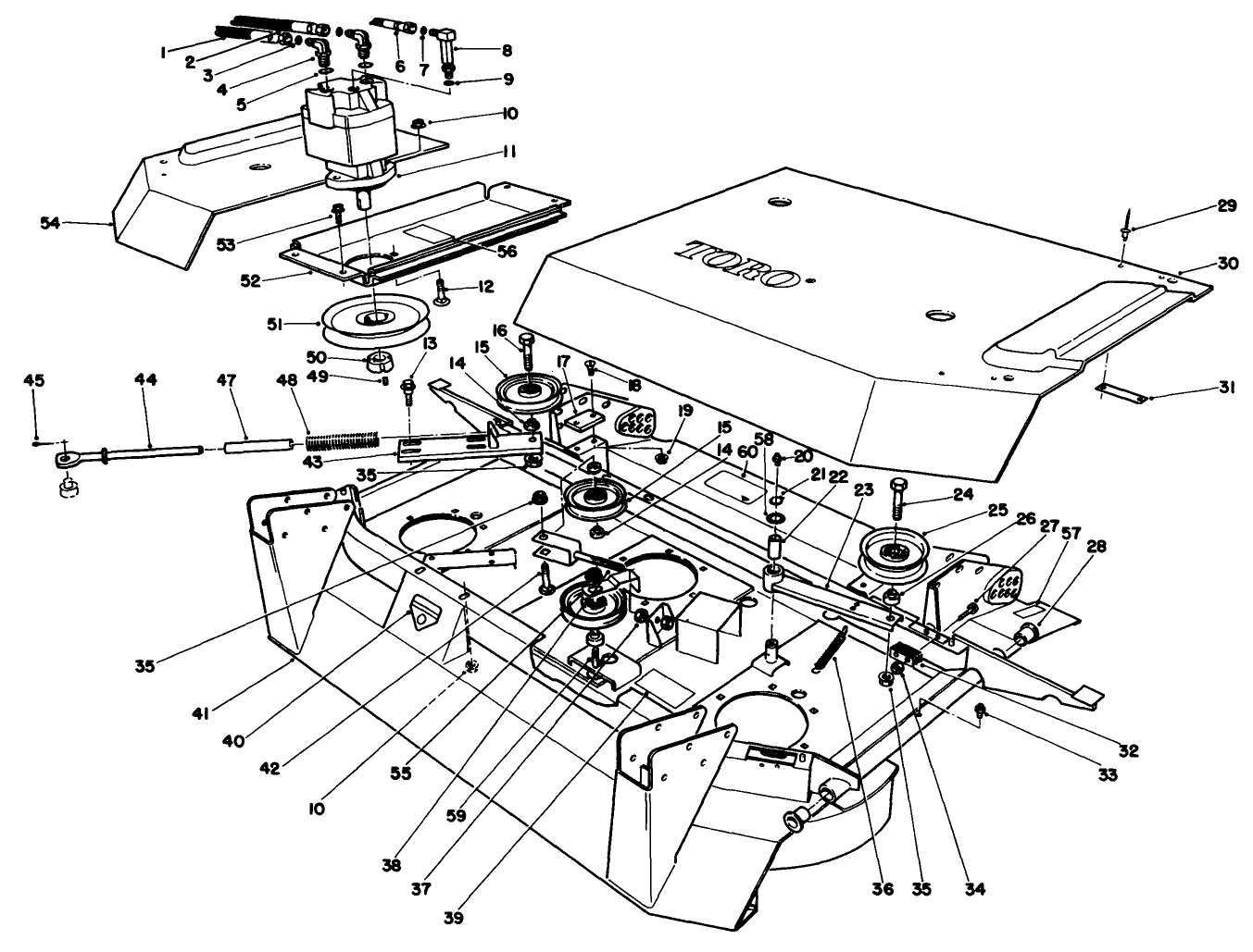 Center Deck Model No. 30592