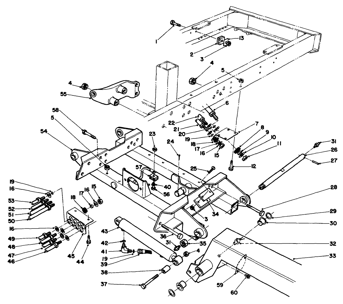 Wing Deck Lift Assembly