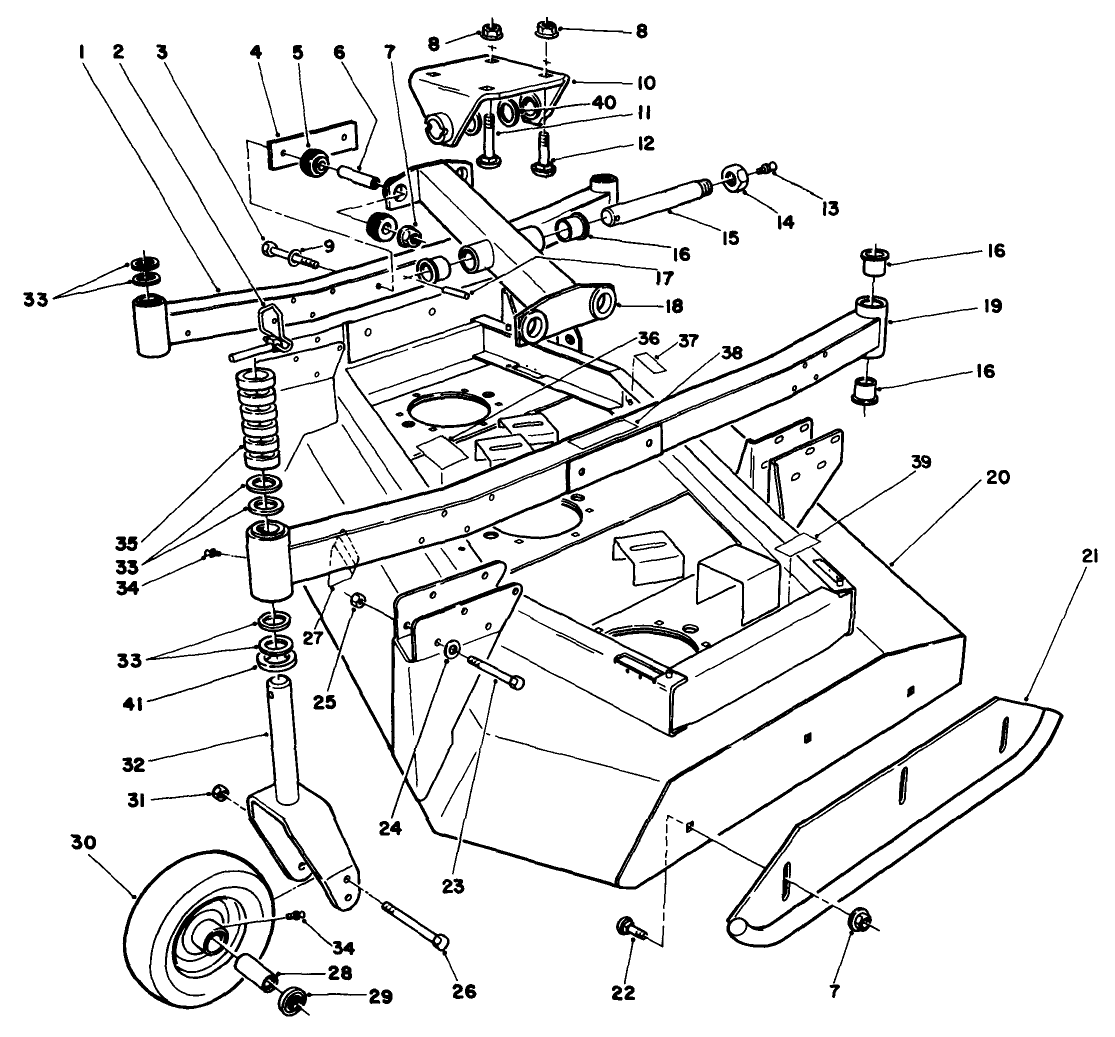 Wing Deck Model No 30591 L.h. & 30593 R.h.