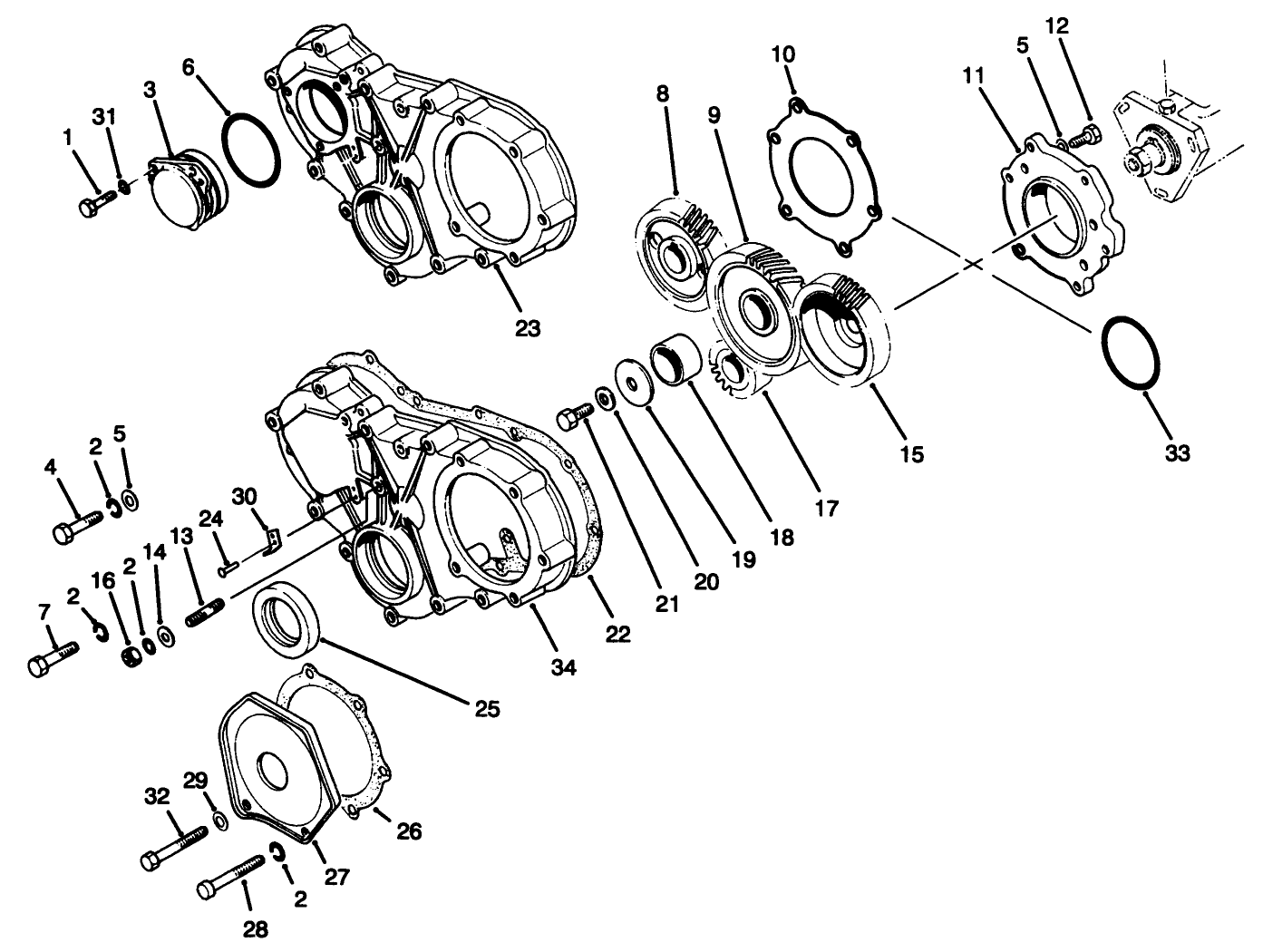 TIMING GEAR & CASE COMPONENTS