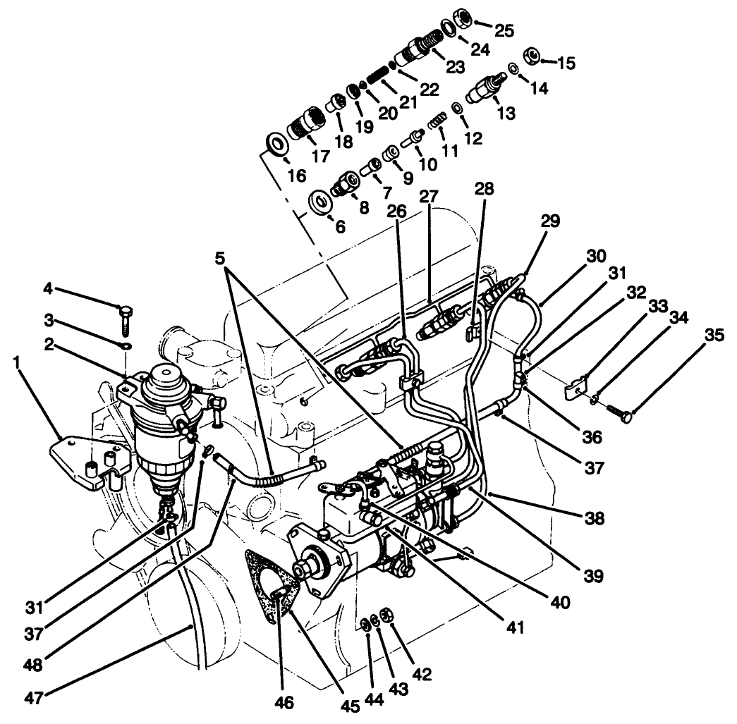 INJECTION PUMP & NOZZLE COMPONENTS