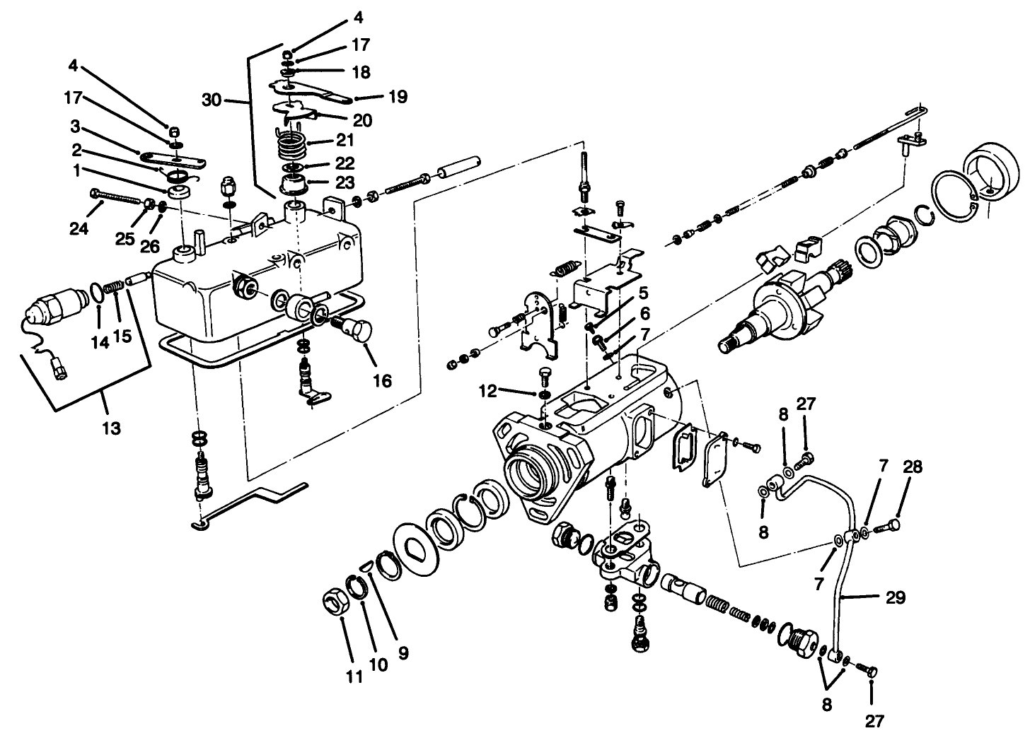FUEL INJECTION PUMP NO. 60-5100