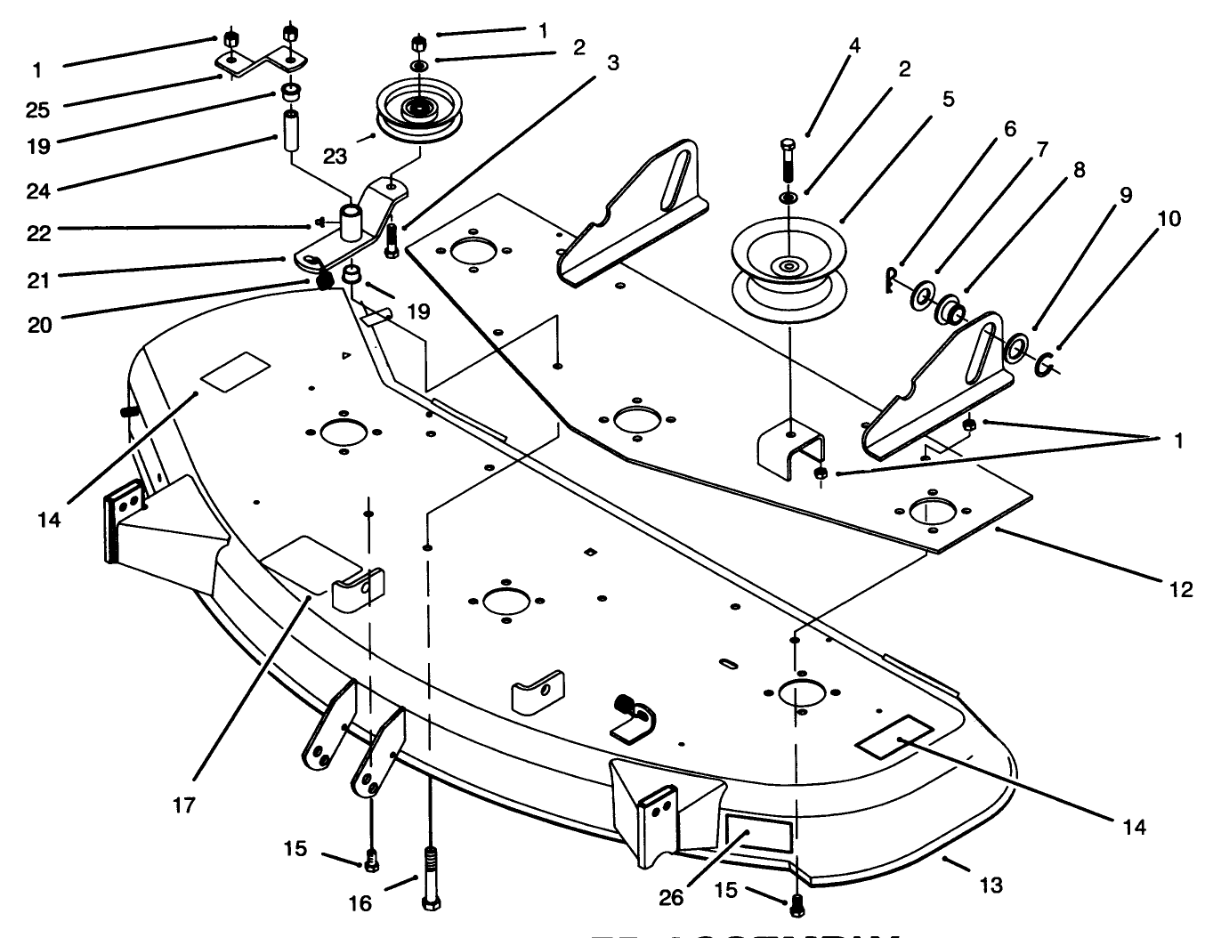 Deck & Idler Assembly