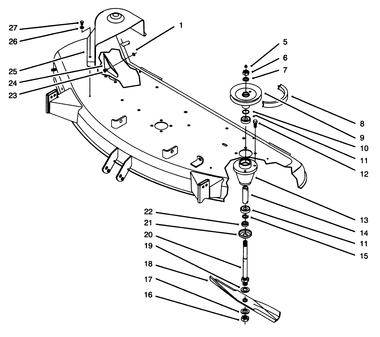 Cover & Spindle Assembly