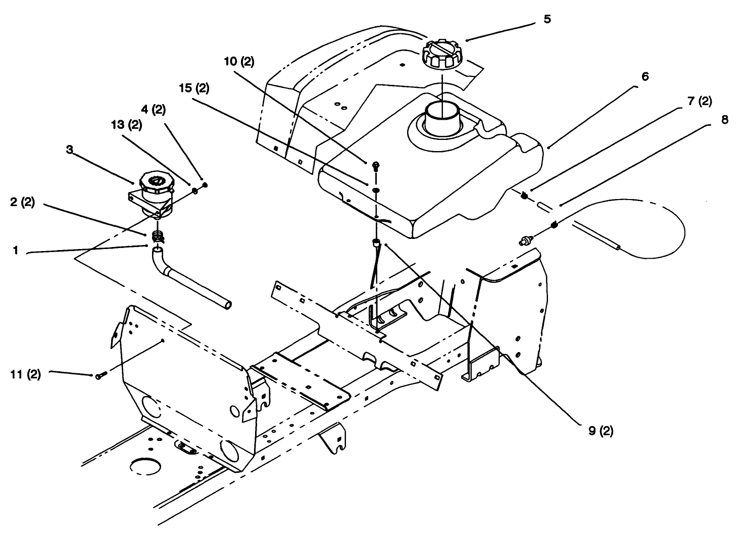 Fuel Tank And Hydro Reservoir