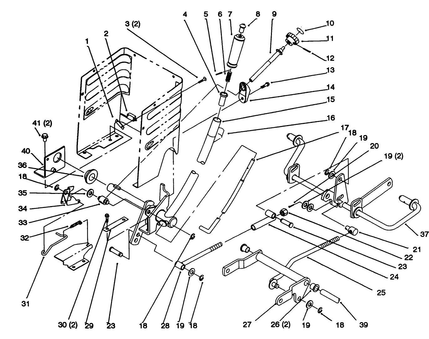 Lift Lever And Height Of Cut