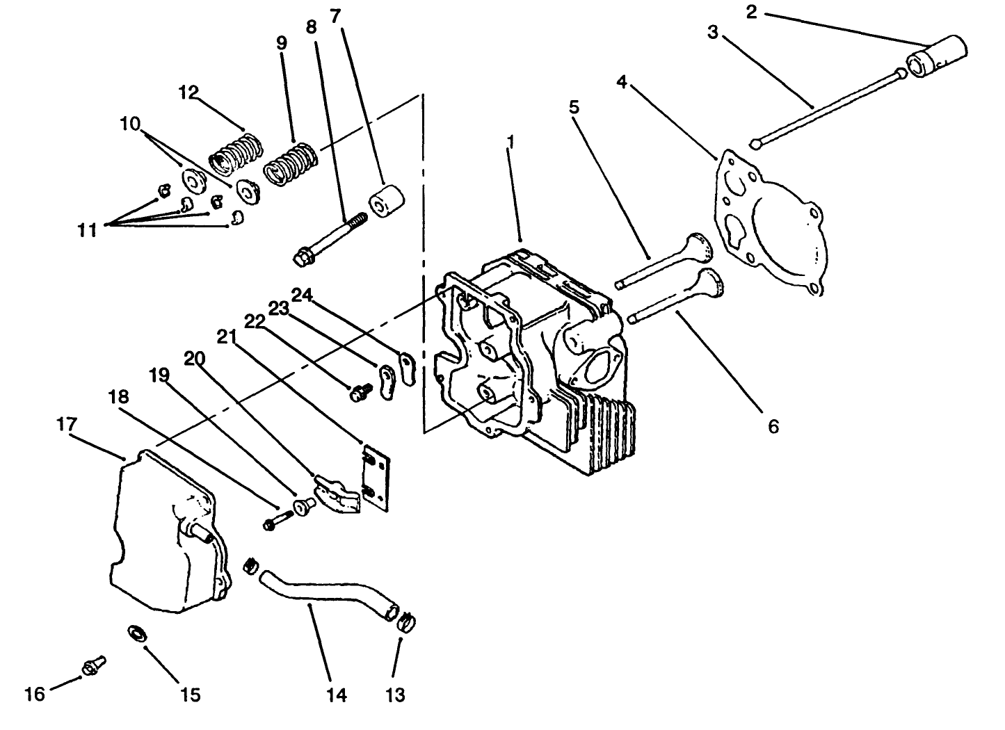 Cylinder Head/valve/breather