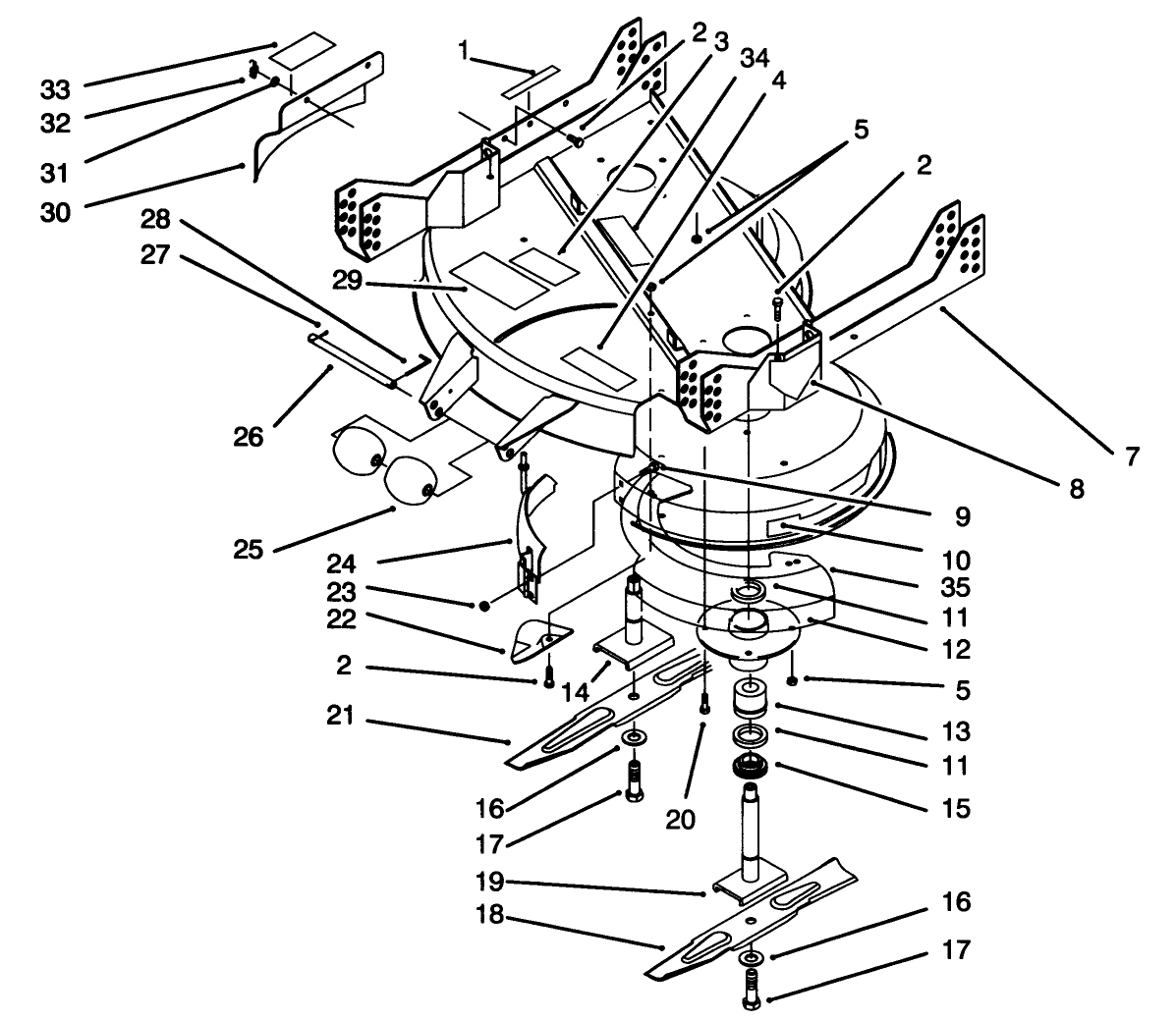Deck & Spindle Assembly