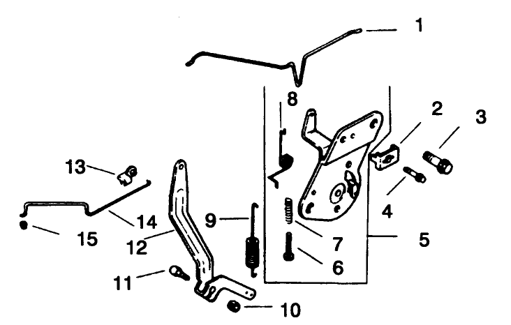Engine Control-Engine Kohler Model No. Cv12.5t-1254