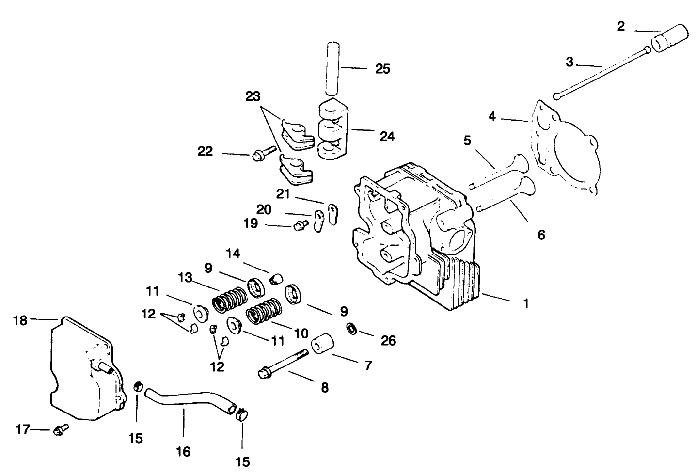 Engine Kohler Model No. Cv14 T-1412