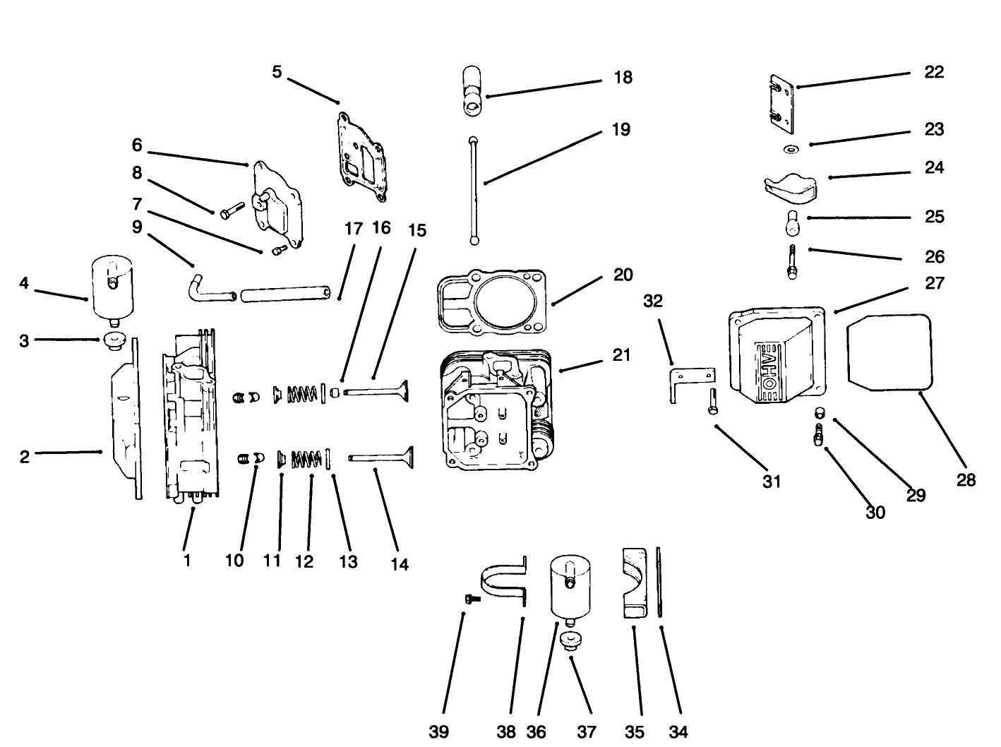 Head/valve/breather Kohler Engine Cv18s - Ps 61521