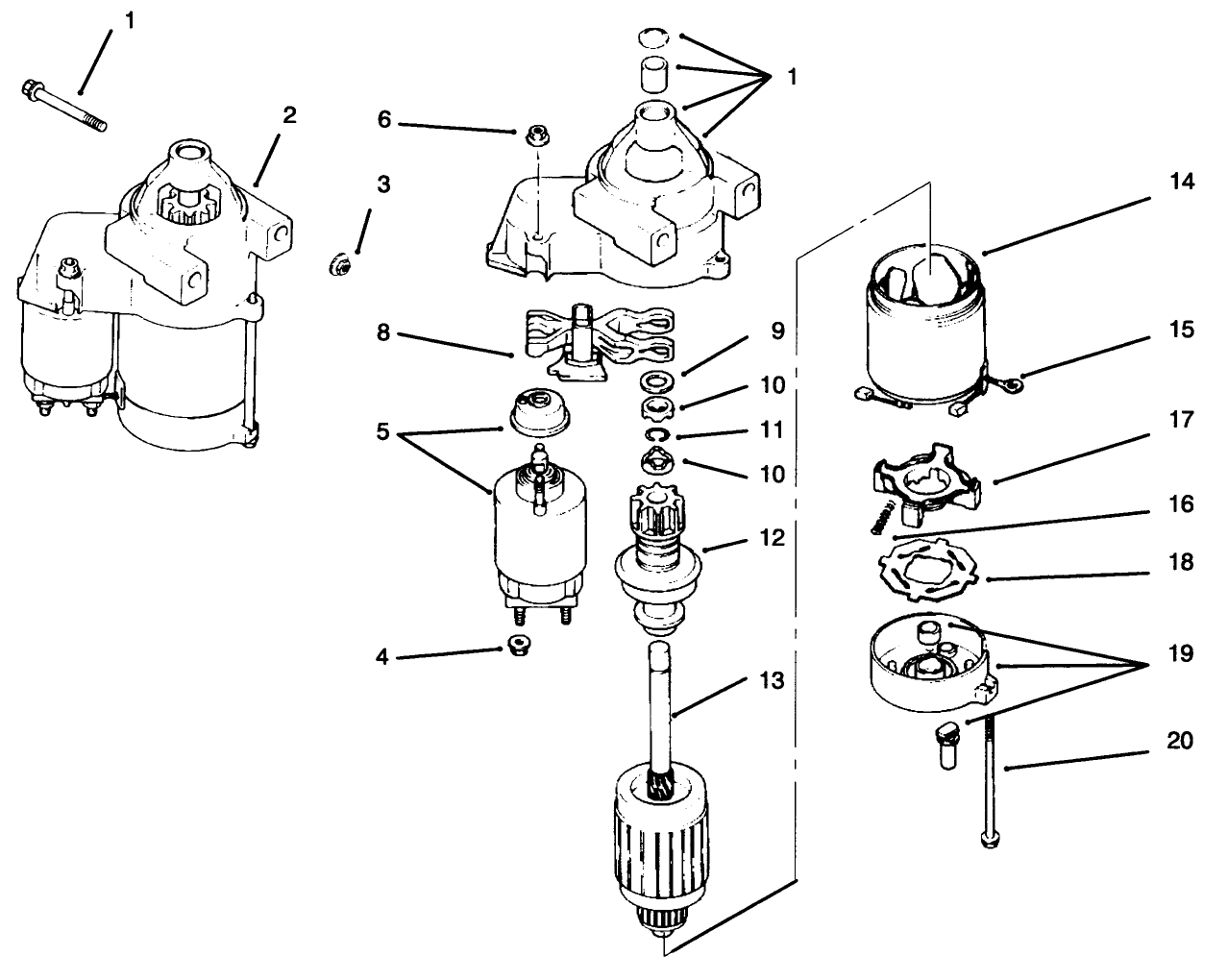 Starting System Kohler Engine Cv18s - Ps 61521