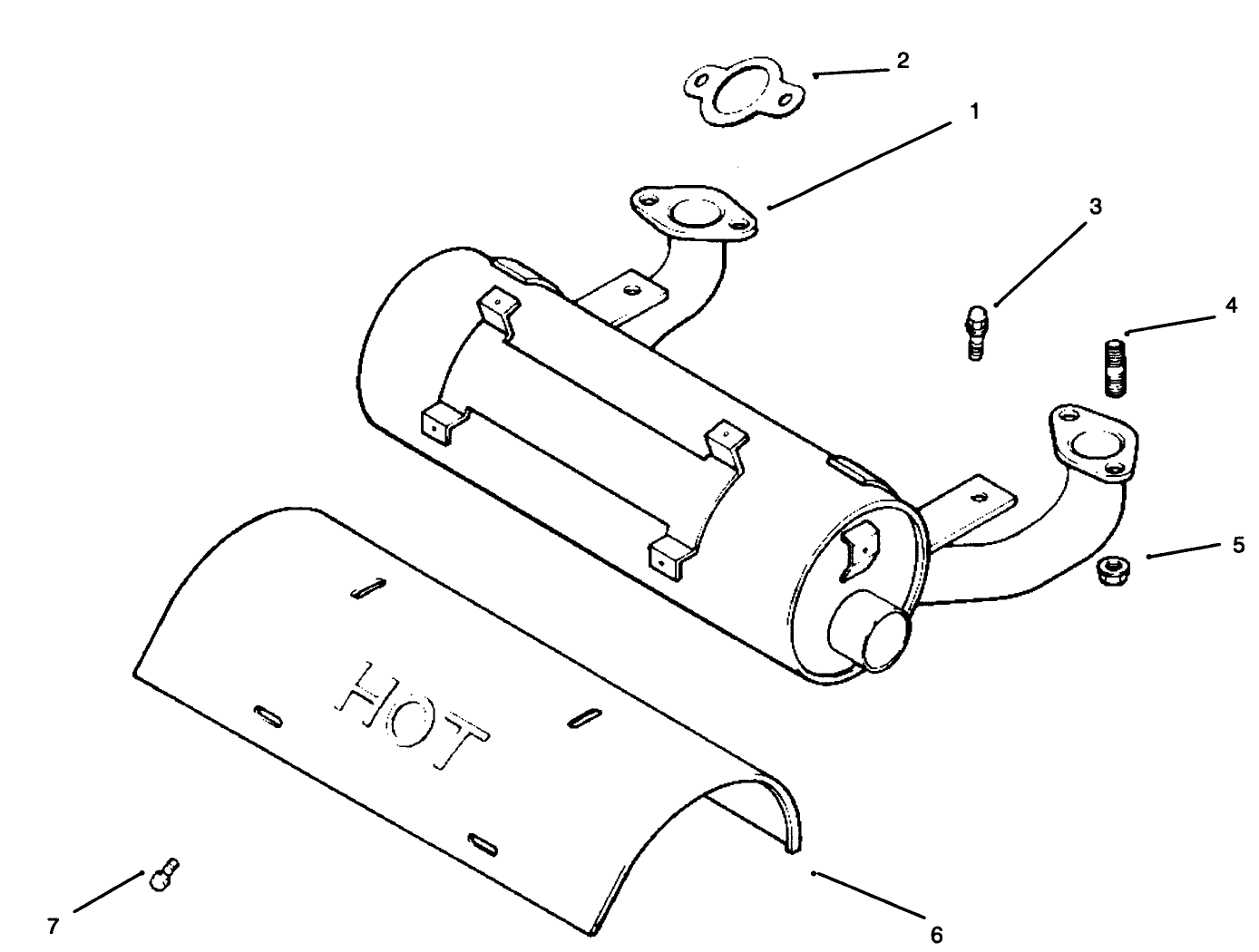 Exhaust Kohler Engine Cv18s - Ps 61521