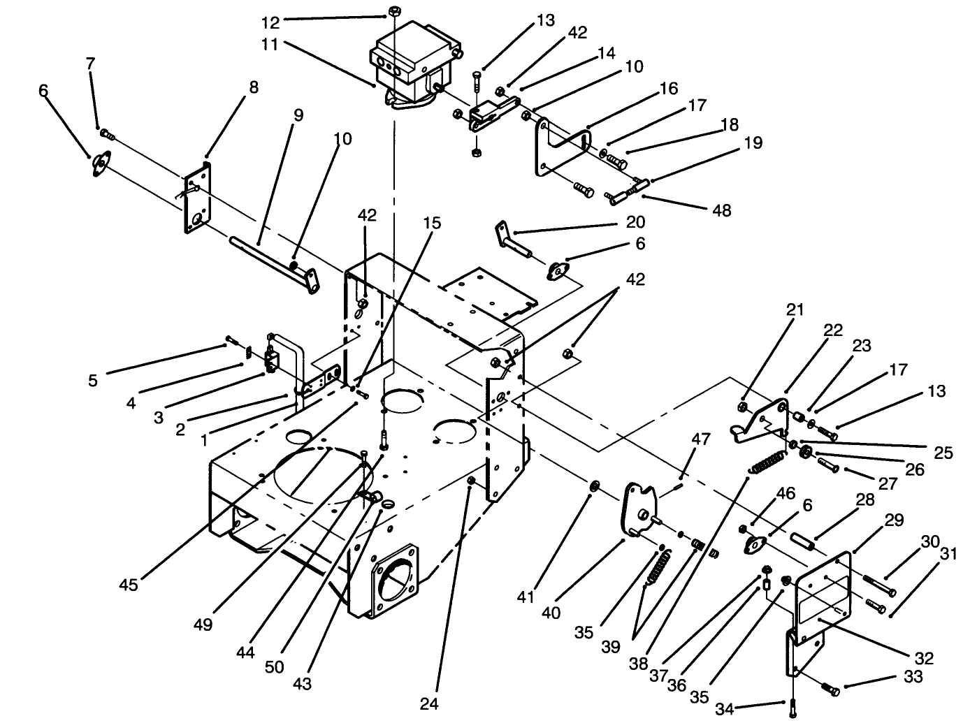 Hydraulic Pump & Linkage Assembly