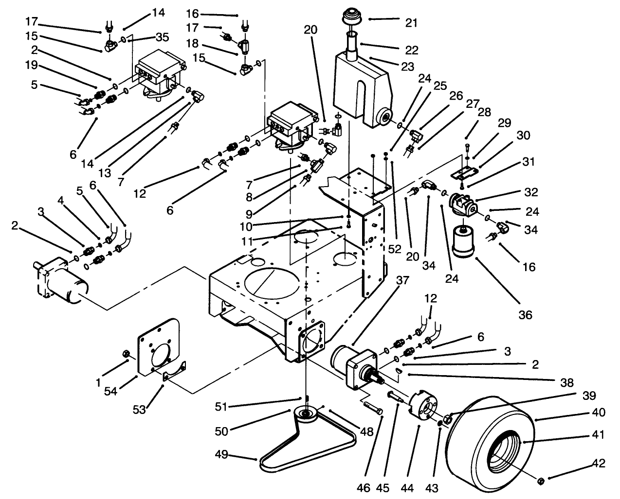 Wheel Assembly & Hydraulic Components