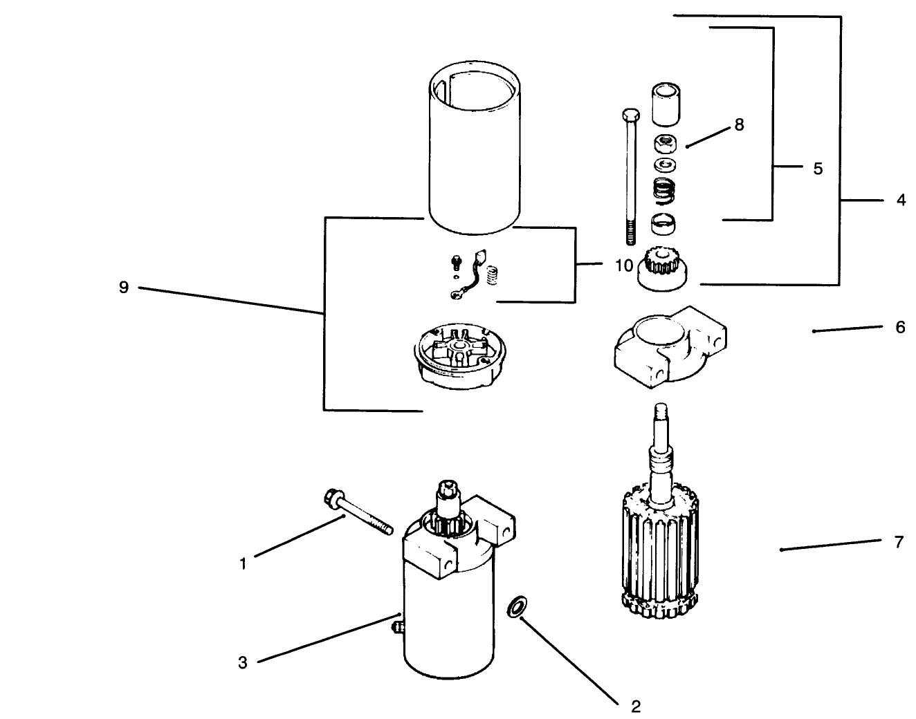 Starting System-Engine Kohler Model No. Cv14 S-1429 (continued)